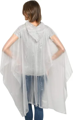 Vista 8 de Disney Mickey Mouse - Poncho de lluvia con capucha, estampado unisex para adultos
