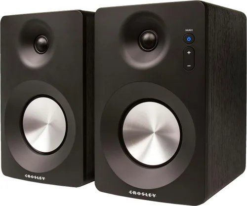 Vista 16 de Crosley KT400A-BK - Tocadiscos Bluetooth de 2 velocidades totalmente automático con altavoces estéreo S100A, color negro