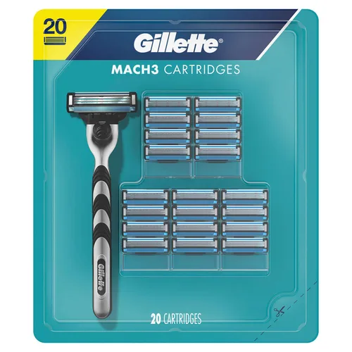 Vista 10 de Gillette Mach3 - Recambios de hoja de afeitar para hombre, 8 recambios de hoja de afeitar