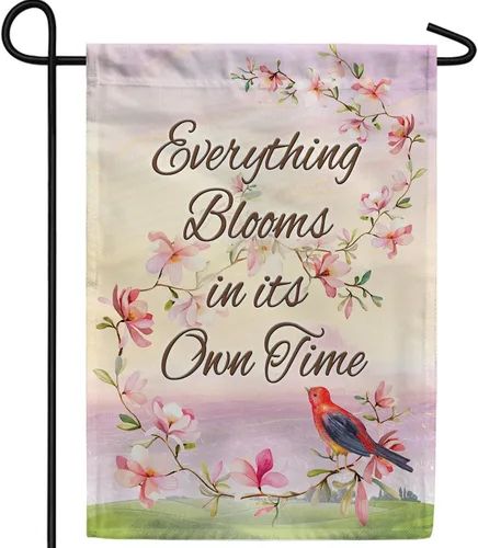 Vista 21 de A Little Rain Gnome Umbrella Garden Flag 12.5" x 18" Double Sided