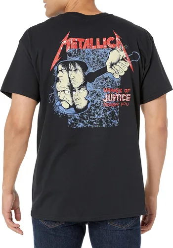 Vista 2 de Metallica Camiseta unisex para adulto Mt-50040188-SM, color negro, talla S de EE. UU, Negro