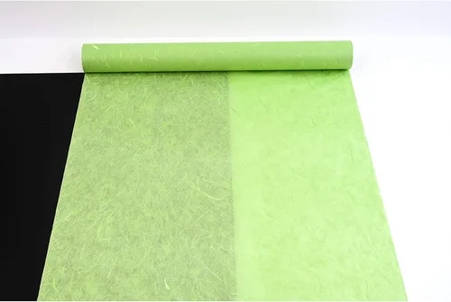 Vista 9 de Papel de morera coreano HanJi con textura de fibra natural, envoltura de regalo, papel tapiz decorativo UnYong-Ji rollo marrón 21.3 in x 65.6 ft