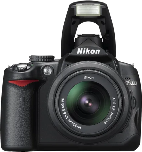 Vista 12 de Nikon D5000 cámara réflex digital 12.3MP DX con lente de 18-55mm f/3.5-5.6G VR y LCD de ángulo variable de 2.7 pulgadas