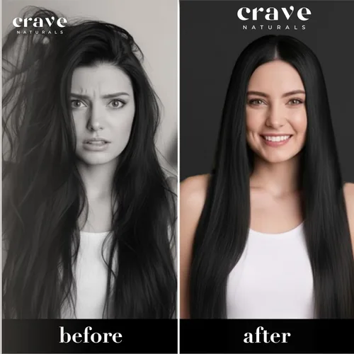 Vista 7 de Crave Naturals Cepillo para desenredar el cabello grande negro – Cepillo deslizante para desenredar el cabello para mujeres, niños y bebés – Cuidado