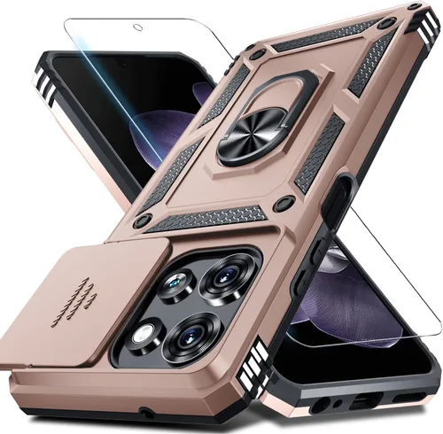Vista 12 de Funda para Moto G Power 5G 2026/2025 Funda integrada para cámara deslizante negra