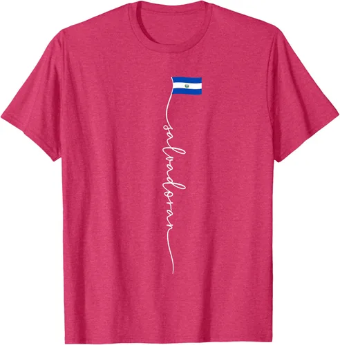 Vista 29 de Camiseta con la bandera salvadoreña de El Salvador