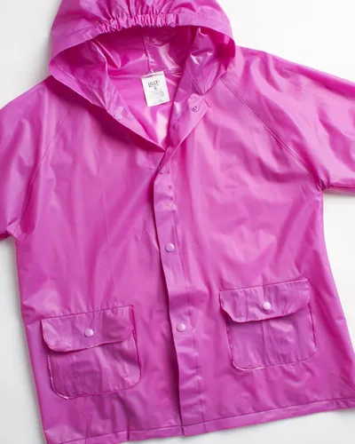 Vista 3 de Chubasquero para niñas Chaqueta impermeable con capucha para bebés, niños pequeños y niñas (12M-6)