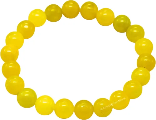 Vista 359 de Amazing Gemstone Crystal Bracelet for Women Men's Gifts - Protection Healing Crystal Bracelet - 8mm Gemstone Beaded Stretchable Bracelet Pulseras