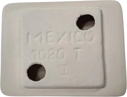 Vista 3 de DALTILE Soporte de papel higiénico TP de cerámica blanco nieve montaje en pared Thinset instalación vintage mediados de siglo retro moderno, BA1020T