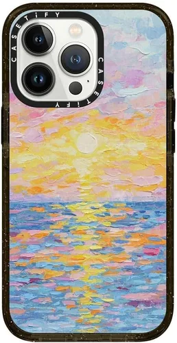 Vista 48 de CASETiFY Impact - Funda para iPhone 13 [protección contra caídas de 6.6 pies/compatible con Magsafe] Black Kingsnake, color negro transparente