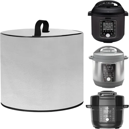 Vista 9 de Cubierta antipolvo para olla a presión, fundas para olla de cocción lenta, resistente al agua, para Instant Pot Pro (8 cuartos de galón) 10 en 1/13