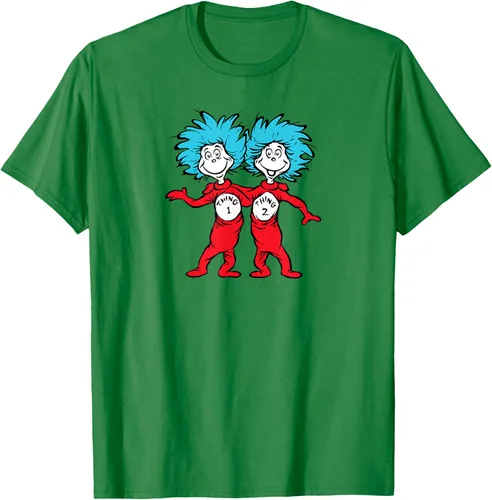 Vista 5 de Dr. Seuss Thing 1 Thing 2 Buddies - Camiseta Negro