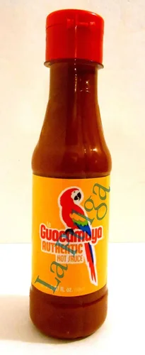 Vista 3 de 2 botellas de salsa picante La Guacamaya auténtica salsa picante mexicana, 5.07 onzas cada una