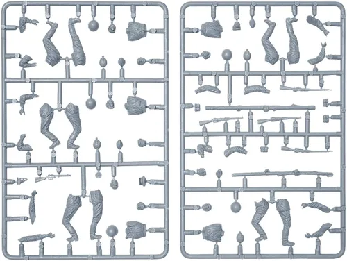 Vista 7 de Miniart 1:35 Empujar soldados soviéticos Kit de modelo de plástico