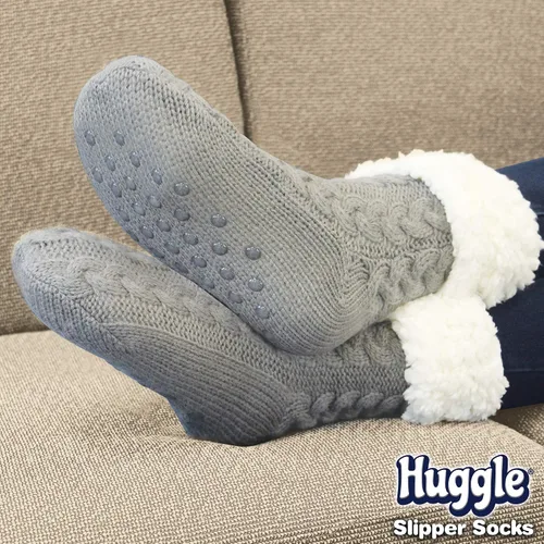 Vista 3 de Ontel Huggle Slipper Socks