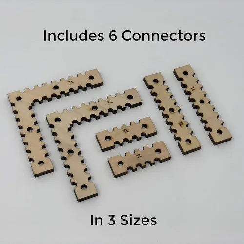 Vista 6 de Paquete de piezas de madera Juego completo de piezas de madera para el kit STEM Catalyst de motores eléctricos