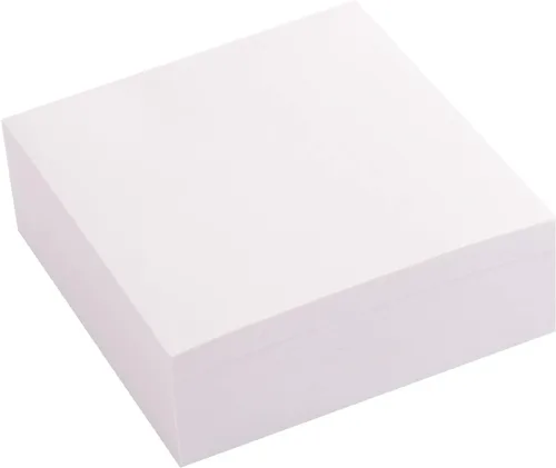 Vista 2 de D.RECT Papel de repuesto para bloc de notas (para caja de notas) 3.346 x 3.346 x 1.181 in aprox. 300 hojas Blanco
