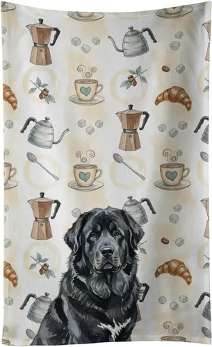 Vista 118 de Caroline's Treasures Afghan Hound - Toalla de cocina para barra de café, terciopelo frontal y lazo de algodón, lavable a máquina Sabueso afgano