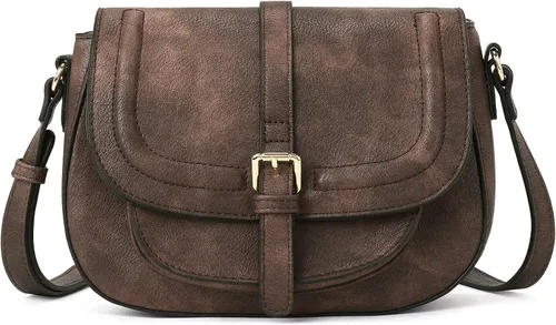 Vista 7 de CLUCI Bolso cruzado para mujer, bolso cruzado de cuero vegano para mujer, bolsos cruzados, bolsos pequeños de hombro