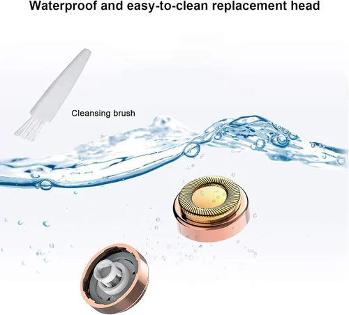 Vista 3 de LinMei Cabezales de repuesto compatibles con GEN 1 Finishing Touch Flawless Removedor de pelo sin dolor con cepillos de limpieza
