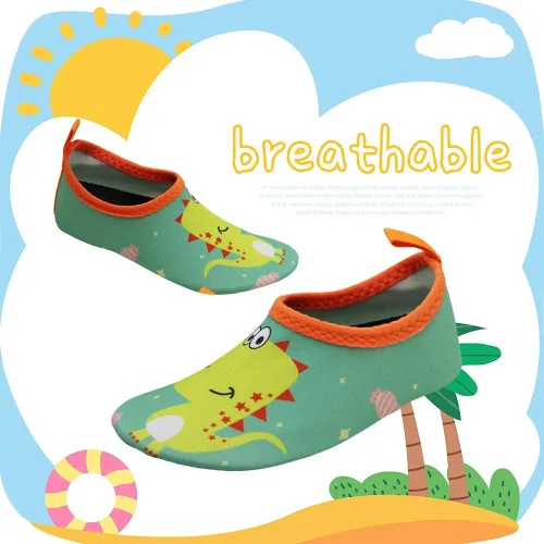 Vista 5 de BomKinta - Calzados acuáticos para niños y niñas, calcetines acuáticos, de secado rápido, antideslizantes y con sensación de pies descalzos