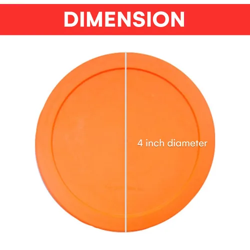 Vista 3 de Wood Grip - Tapas para recipientes redondos de vidrio Pyrex y Anchor - Tapas para recipientes de vidrio Pyrex - Tapas de repuesto