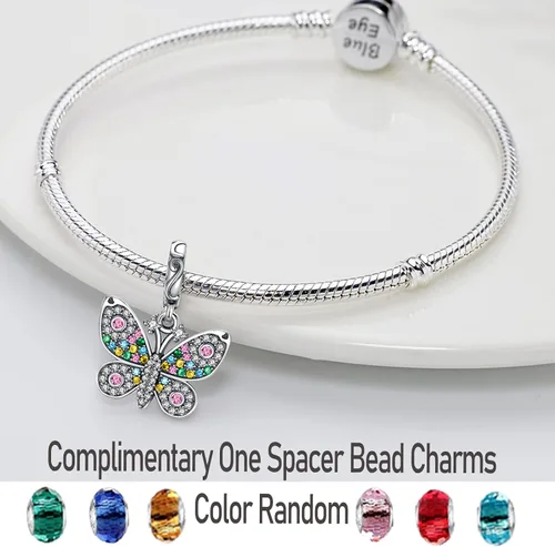 Vista 146 de LNQOBU Happy Life - Colgante para pulseras de abalorios, plata de ley 925 para mujer (con un espaciador de cuentas)