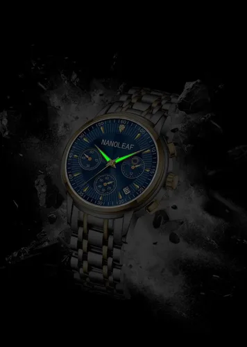 Vista 9 de Reloj de pulsera de moda para hombre, impermeable, luminoso, con fecha, de acero inoxidable, clásico, para hombre