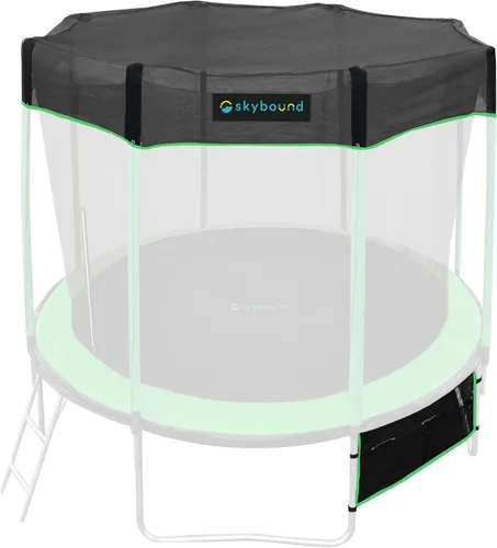 Vista 8 de SkyBound Funda de trampolín recreativo – Trampolín redondo al aire libre – Cubiertas de protección solar resistentes para trampolines redondos