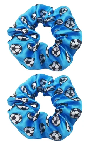 Vista 9 de Bandas elásticas para el pelo de fútbol para mujeres y niñas, accesorios para el pelo de fútbol, accesorios elásticos para cola de caballo, paquete