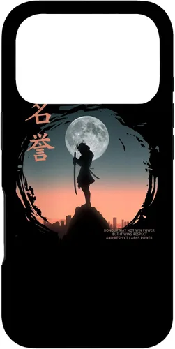 Vista 30 de Futuristic Ghost Samurai in Japanese Retro Cyberpunk Warrior Case for iPhone 17