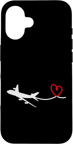 Vista 32 de Funda de aviación para iPhone 17 con modo de avión en vacaciones para hombres y mujeres