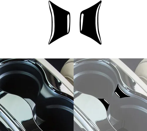 Vista 38 de 4 calcomanías para auto con diseño de pilar en el interior del espejo retrovisor compatible con Ridgeline 2017 2018 2019 2020/Passport