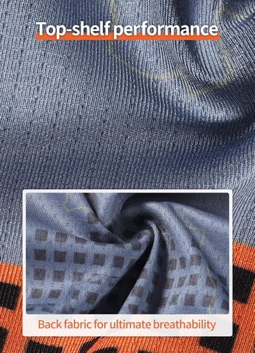 Vista 2 de BERGRISAR Camisetas de ciclismo para hombre, manga corta, ropa de ciclismo con bolsillos reflectantes