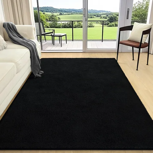 Vista 63 de AROGAN Alfombra Shag de Pasillo de 2 x 4 pies para pasillos, alfombras lavables con espuma viscoelástica para dormitorio, entrada
