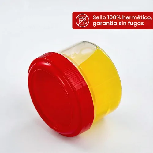 Vista 4 de Elsjoy Paquete de 30 recipientes para condimentos con tapa, recipiente de aderezo de ensalada de 1.18 onzas, recipiente pequeño de almacenamiento