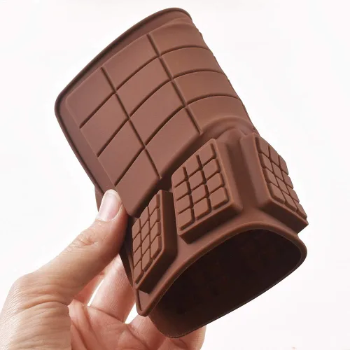 Vista 6 de Newk Moldes de silicona para chocolate, moldes de silicona para dulces y barras energéticas, paquete de 6