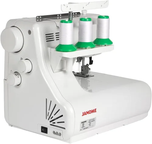 Vista 2 de Janome 001900CPX - Máquina de puntada de cubierta, color blanco
