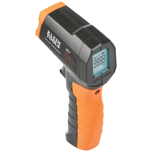 Vista 14 de Kit de prueba eléctrica Klein Tools 80067 con termómetro digital IR, multímetro, probador de voltaje sin contacto en forma de bolígrafo y probador