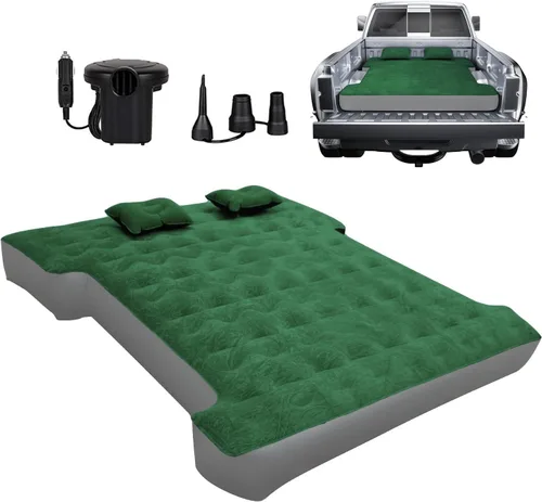 Vista 17 de Colchón de aire Umbrauto para camas de camión cortas de tamaño completo de 5.5-5.8 pies, colchón de aire inflable para tienda de camión con bomba