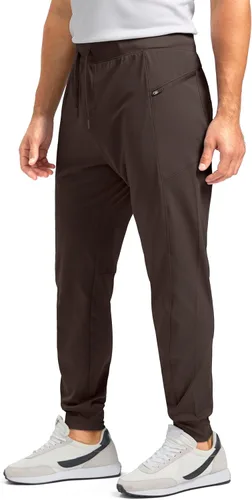 Vista 2 de G Gradual Men's Joggers with Zipper Pockets Stretch Tapered Sweatpants Athletic Pants for Men Workout Running Gym