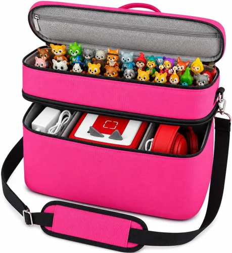 Vista 10 de Bevegekos Bolsa de viaje de almacenamiento para Toniebox 2, juego de iniciación, para figuras de Tonie, estación de carga y auriculares, solo funda
