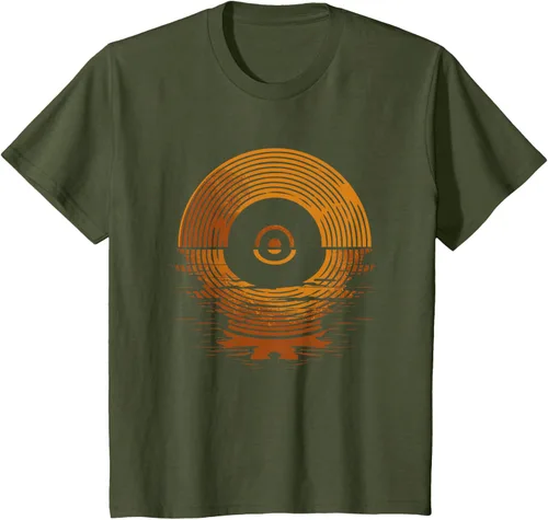 Vista 11 de Vinyl LP Records - Camiseta de vinilo Sunset Negro