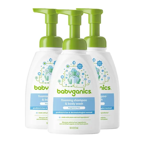 Vista 12 de Champú y jabón corporal Babyganics, 16 onzas (paquete de 3), el empaque puede variar, 3, 3