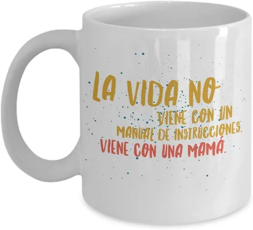 Vista 5 de Regalo Para Mama Vaso, taza de café divertidas, tazas personalizadas, taza de café inspiradoras, taza con mensajes positivos.