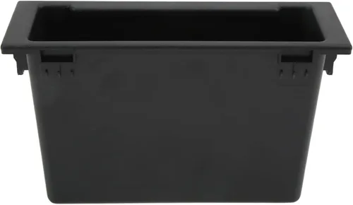 Vista 9 de Caja de almacenamiento de radio de audio estéreo para automóvil, organizador de tablero de instrumentos 1DIN, ABS negro, bolsillo de repuesto