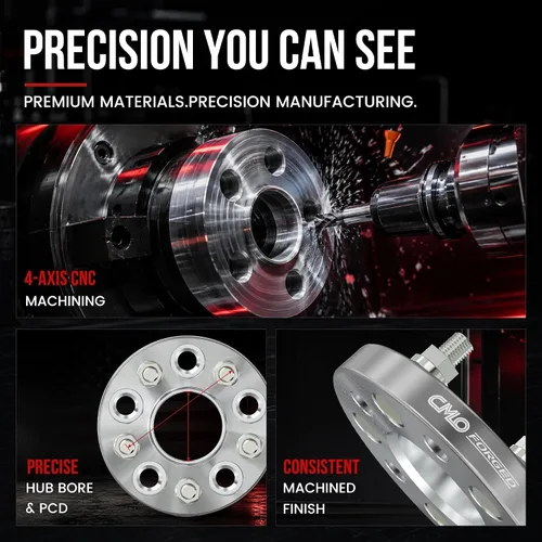 Vista 6 de Adaptadores de rueda de 0.591 in 5x120 a 5x114.3 para Acura y Honda M14x1.5