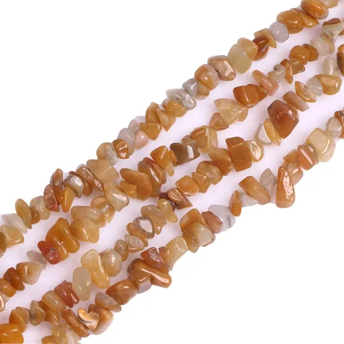 Vista 46 de GEM-Inside - Chips de piedra de cristal para hacer joyas, cuentas sueltas de forma libre con agujero para hacer pulseras, collares, adultos, 34
