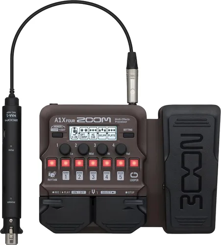 Vista 7 de Zoom A1X Cuatro efectos acústicos múltiples con pedal de expresión