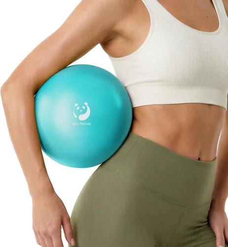 Vista 9 de Slim Panda Pelota de Pilates, Pelota de Ejercicio Pequeña de 9 Pulgadas, Mini Pelota de Yoga Antiestallido para Estabilidad, Entrenamiento, Barre